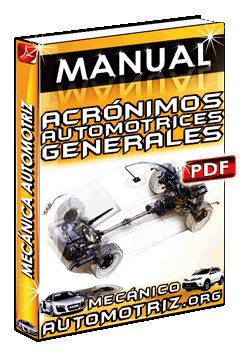 Ver Manual de Acrónimos Automotrices Generales en Ingles y Español