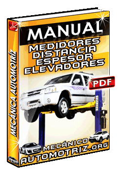 Descargar Manual de Medidores de Distancia y Espesor, Elevadores de Auntomóviles