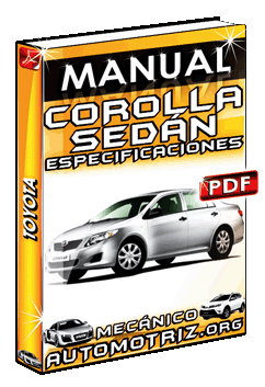 Descargar Manual de Toyota Corolla Sedán Especificaciones