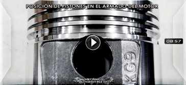 Vídeo: Posición de Pistones en el Armado del Motor - Mecánica y Funcionamiento
