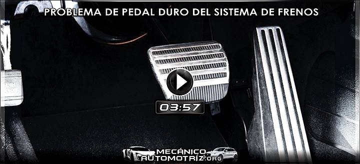 Video de Problema de Pedal Duro de Freno