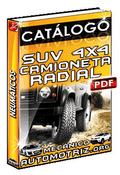 Catálogo de Neumáticos de Pasajero, SUV, 4×4 y Camioneta Radial