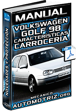 Manual de Automóvil Volkswagen Golf 98 – Características, Seguridad y Carrocería