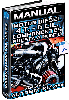 Manual de Motor Diésel de 6 Cil. de Nissan Patrol 2.8 – Puesta a Punto y Desarmado