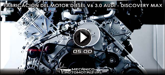 Vídeo de Fabricación del Motor Diesel V6 3.0 de Audi – Documental Discovery Max