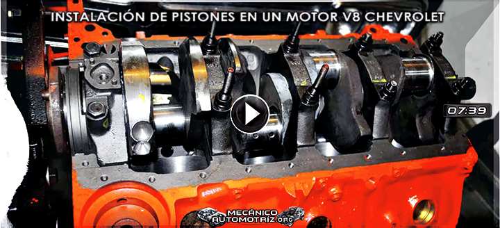 Vídeo de Instalación de Pistones en Motor V8 Chevrolet – Procedimiento y Pruebas