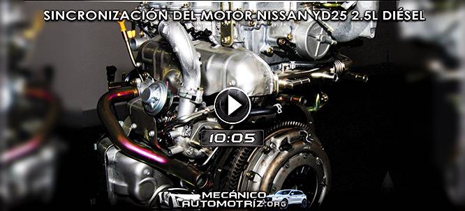 Vídeo de Sincronización del Motor Nissan YD25 2.5L Diésel – Diagnóstico